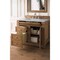 James Martin Vanities Bristol 36in Single Vanity, Saddle Brown w/ 3 CM Eternal Jasmine Pearl Quartz Top 157-V36-SBR-3EJP - alternate 5